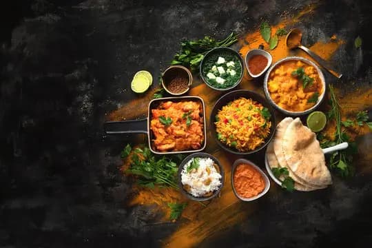 Chicken Tikka Wrap and Rice Platter at Indian Grill Brooklyn